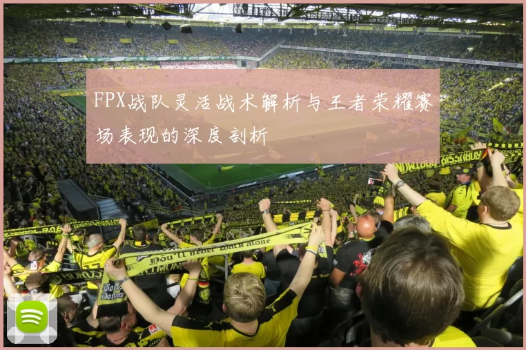FPX战队灵活战术解析与王者荣耀赛场表现的深度剖析